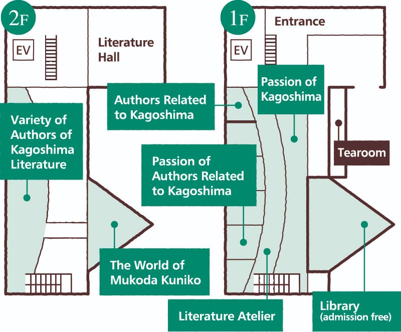 近代文学館マップ
