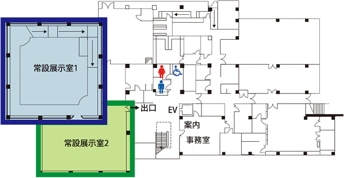 1F館内図